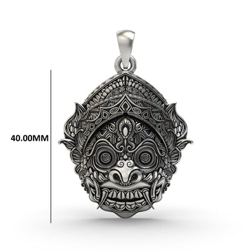 925 Silver Kirtimukha Pendant – Sacred Protection & Power Amulet