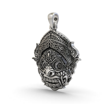 925 Silver Kirtimukha Pendant – Sacred Protection & Power Amulet