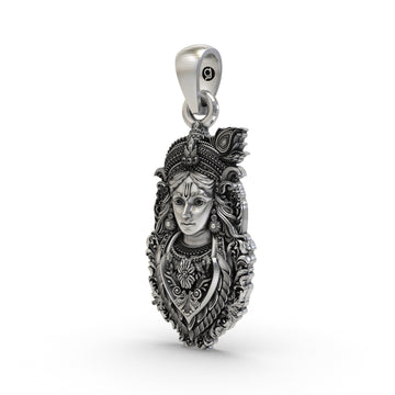 925 Silver Krishna Pendant | Shree Krishna Jewelry for Men & Women | Spiritual Hindu God Necklace | Bal Krishna Locket | Divine Gift for Devotees