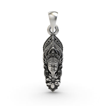 925 Silver Kalimaa Face Pendant | Fierce Goddess Kali Pendant for Power & Protection | Handmade Hindu Spiritual Jewelry