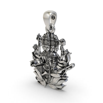 925 Silver Panchmukhi Shiva Pendant – Powerful Five-Faced Mahadev Amulet for Protection & Spiritual Energy