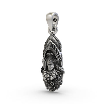 925 Silver Mahadev Pendant